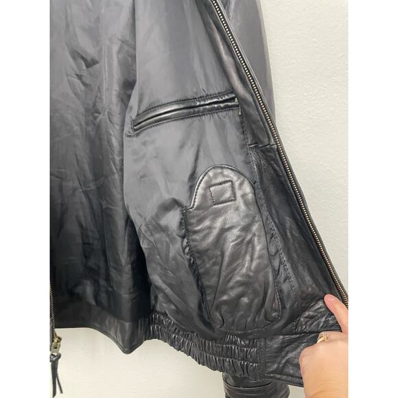 Baracuta Mens Leather Jacket Bomber Size Medium Vintage - Picture 5 of 7